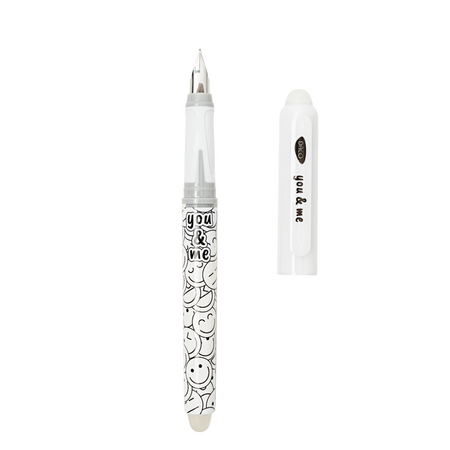 Stilou cu radiera You & Me, Alb, Daco 766624