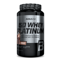 Pudra proteica Iso Whey Platinum, Chocolate, 908 g, BioTechUSA