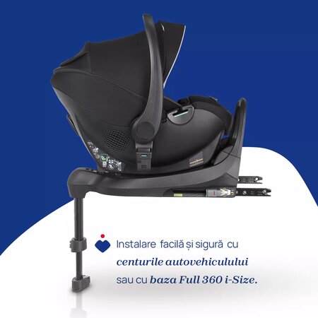 Carucior copii 3 in 1 Bellagio, Lunar Rock, 0 luni+, Chicco 766809