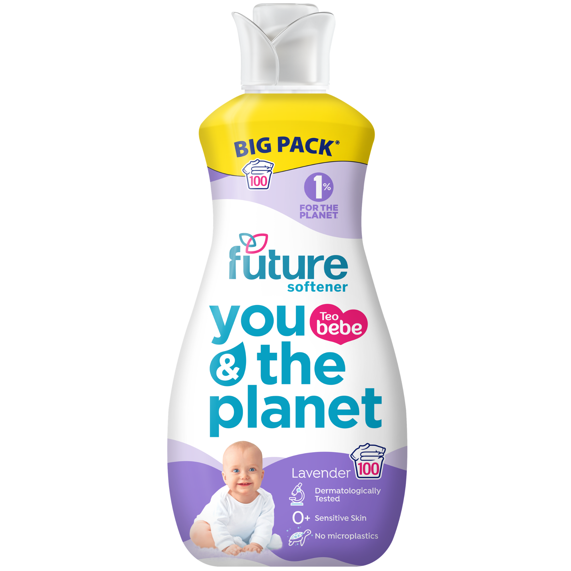 Balsam de rufe pentru bebelusi, Lavender, 2 litri, Future