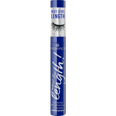 Mascara rezistenta la apa Extreme Lengthening What the Length!, 02 Black, 10 ml, Essence 767123