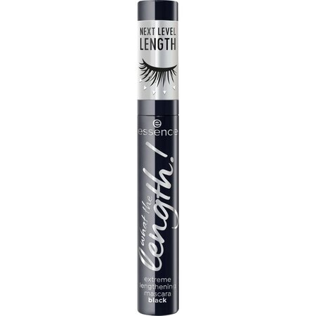 Mascara pentru alungire extrema What The Length!, 01 Black, 10 ml, Essence 767136