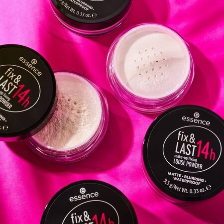 Pudra pentru fixarea machiajului Fix & Last, 9.5 g, Essence 767151