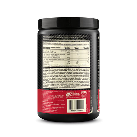 Pudra proteica din zer cu aroma de capsuni Whey Gold Standard, 310 g, Optimum Nutrition 775896