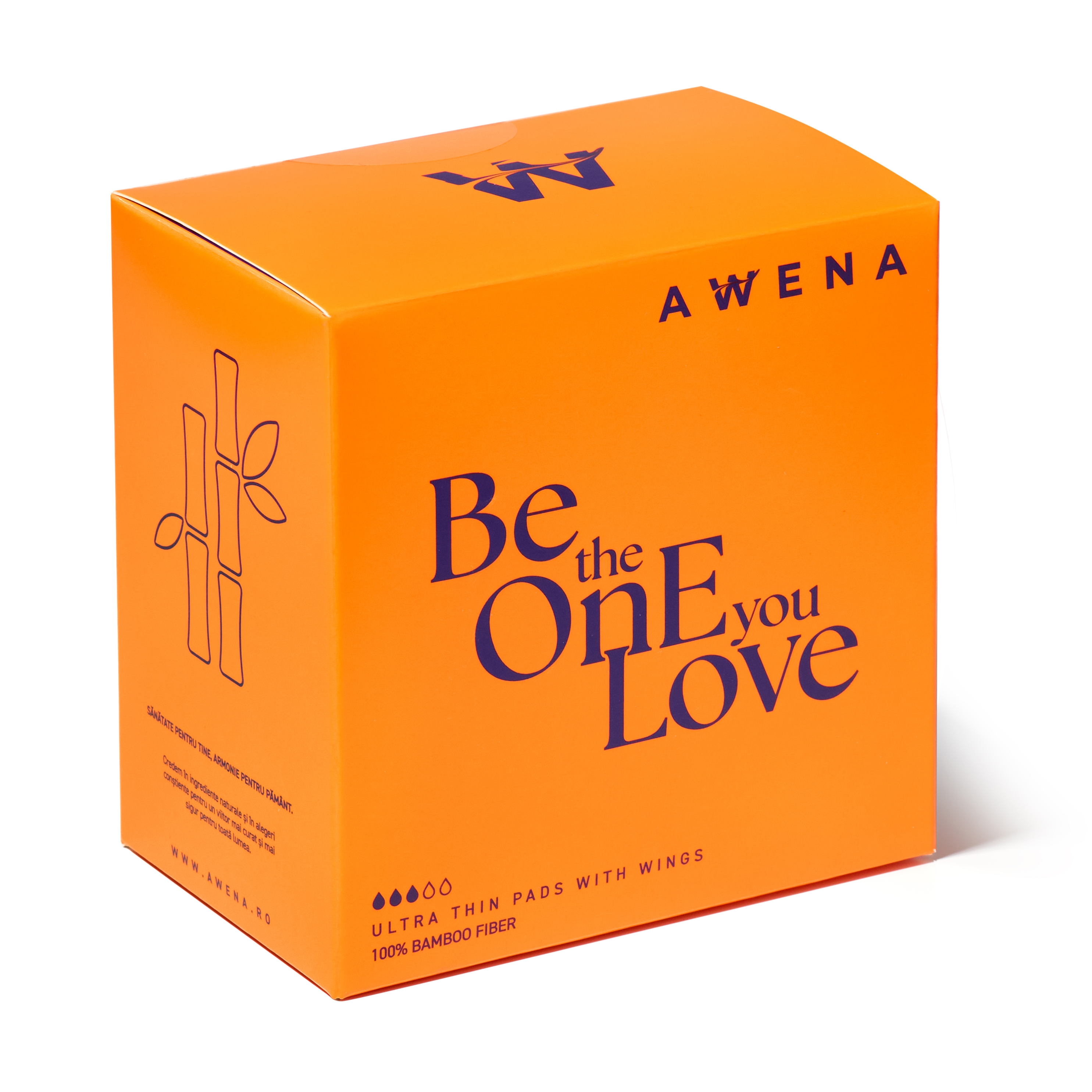 Absorbante din fibra de bambus, 10 buc, Awena