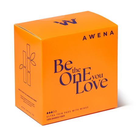 Absorbante din fibra de bambus, 10 buc, Awena