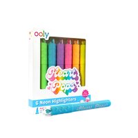Set Markere, Inimioare, Heart Pops, 6 buc, Ooly