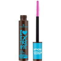 Mascara rezistenta la apa I Love Extreme, 01 Cozy Brown, 12 ml, Essence