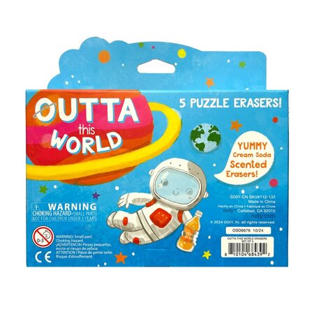 Radiere parfumate, Spatiu, 5 buc, Ooly 767591