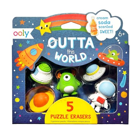 Radiere parfumate, Spatiu, 5 buc, Ooly 767592