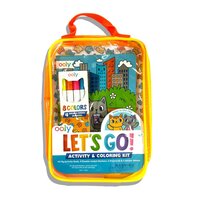 Kit portabil de activitati si colorat, Pisicuta - Let's go Kitty in the city, Ooly