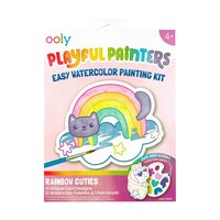 Kit acuarela Usor de pictat, Curcubeu, Playful Painters, Ooly