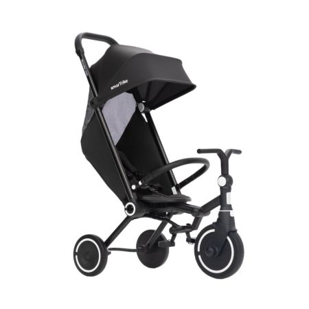 Tricicleta multifunctionala Wonder Max, Jet Black, SmarTrike