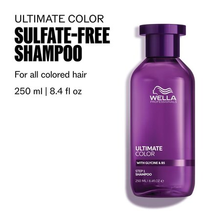 Sampon pentru par vopsit cu glicina & B5 Ultimate Color, 250 ml, Wella Professionals 768219