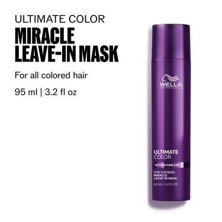 Masca leave-in pentru par vopsit cu glicina & B5 Ultimate Color, 95 ml, Wella Professionals 768274