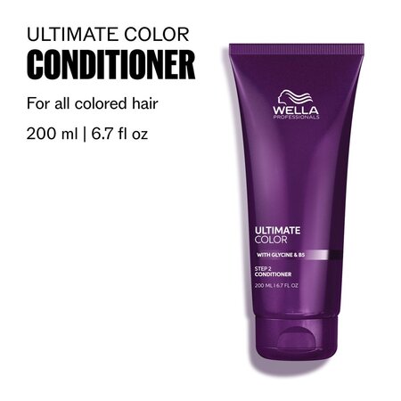 Balsam hidratant pentru par vopsit cu glicina & B5 Ultimate Color, 200 ml, Wella Professionals 768286