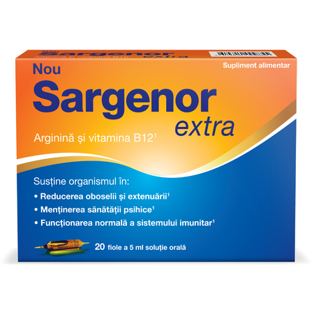 Sargenor Extra B12, 20 fiole, Magna Pharm