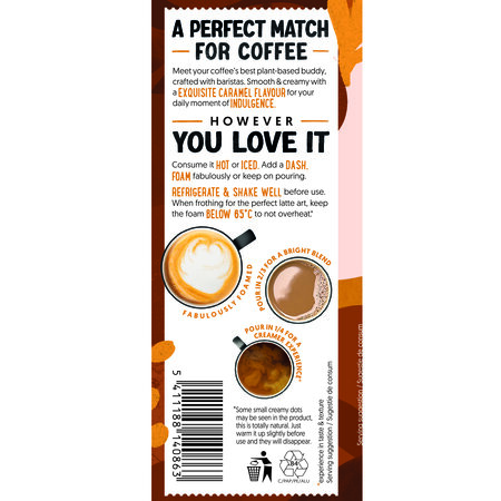 Bautura din ovaz si soia Barista, cu gust de caramel, 750 ml, Alpro 768526