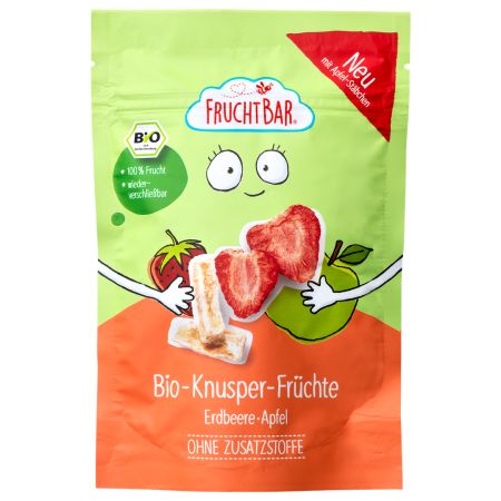 Gustare Bio Mix de fructe, 3 ani+, 15 g, Fruchtbar