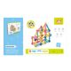 Set de constructie magnetic cu forme 3D, 3 ani+, 84 piese, Bufnitel 768776