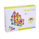 Set de constructie magnetic cu forme 3D, 3 ani+, 84 piese, Bufnitel 768774