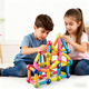 Set de constructie magnetic cu forme 3D, 3 ani+, 84 piese, Bufnitel 768773