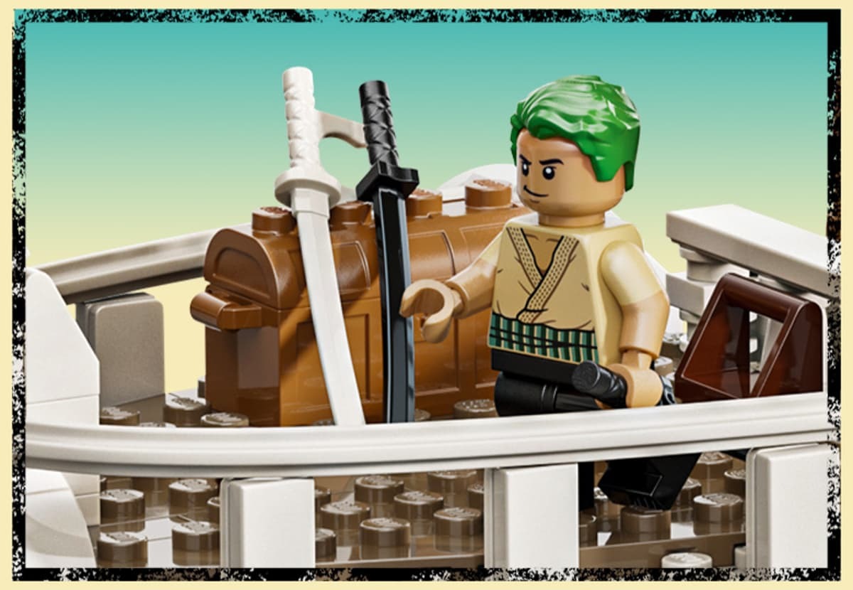 LEGO ONE PIECE Zoro pe corabia Fasneata Merry