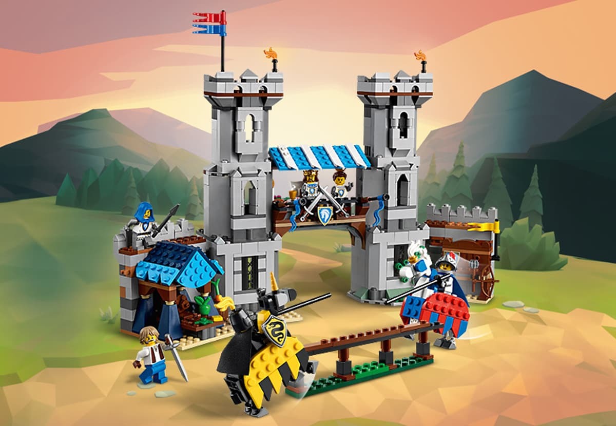 LEGO Creator 3 in 1 arena de turnir medievala
