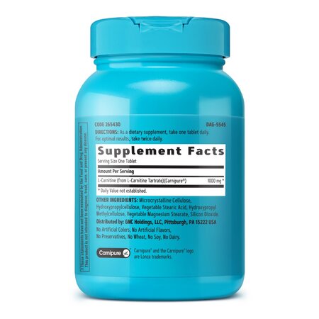 L-Carnitina 1000 mg Total Lean, 60 tablete, GNC 768858