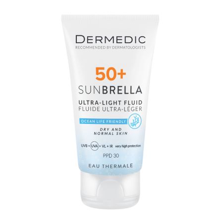 Fluid cu SPF50+ pentru ten uscat si normal SunBrella, 40 ml, Dermedic