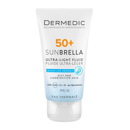Fluid cu SPF50+ pentru ten mixt si gras SunBrella, 40 ml, Dermedic