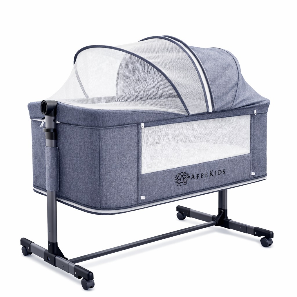 Co-Sleeper 4 in 1 Dreamy, Grey, 0-3 ani, AppeKids