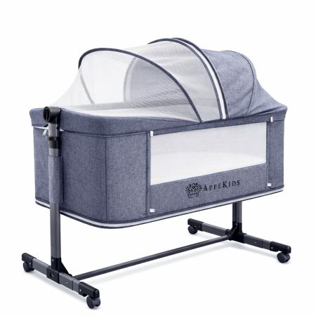 Co-Sleeper 4 in 1 Dreamy, Grey, 0-3 ani, AppeKids