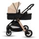 Caruciorul transformabil 2 in 1 Elite, Sand, AppeKids 769167