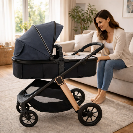Caruciorul transformabil 2 in 1 Elite, Grey, AppeKids 769195