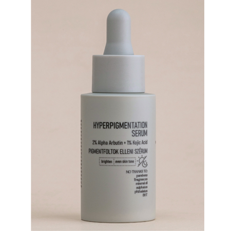 Ser pentru hiperpigmentare cu 2% Alfa Arbutin + 1% Acid Kojic, 30 ml, Nerds 769234