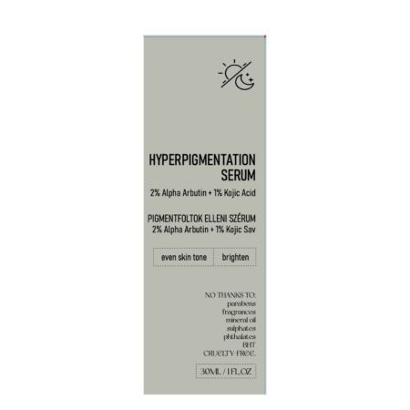 Ser pentru hiperpigmentare cu 2% Alfa Arbutin + 1% Acid Kojic, 30 ml, Nerds 769236