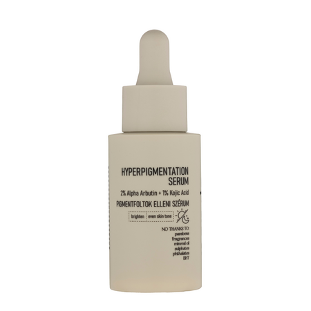 Ser pentru hiperpigmentare cu 2% Alfa Arbutin + 1% Acid Kojic, 30 ml, Nerds