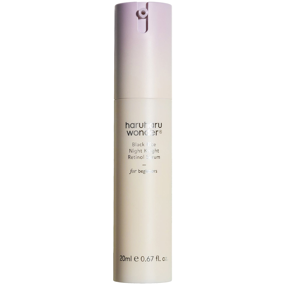 Ser de noapte cu retinol si bakuchiol Black Rice, 20 ml, Haruharu Wonder