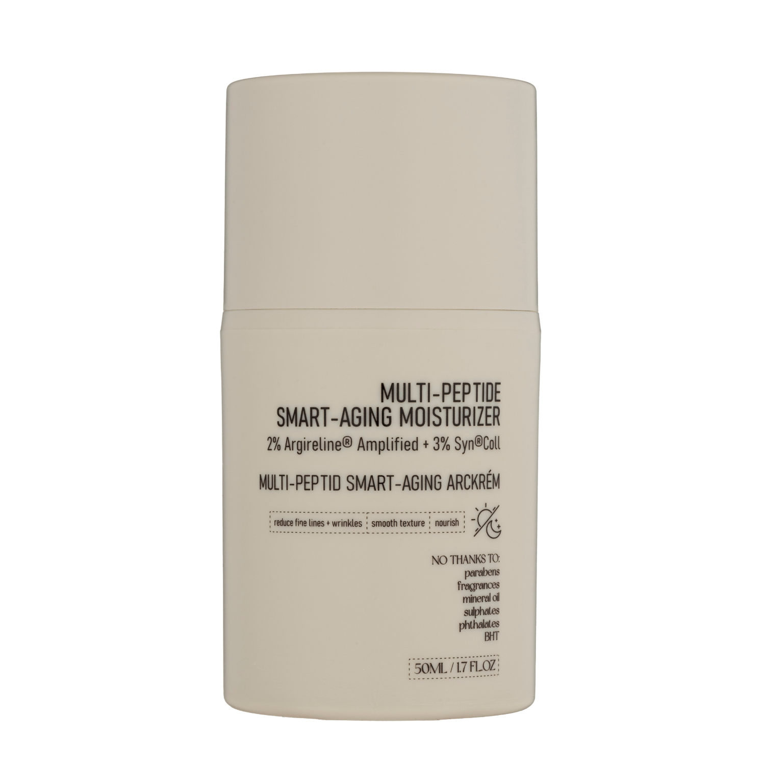 Crema hidratanta anti-imbatranire Smart Aging Multi-Peptide, 50 ml, Nerds