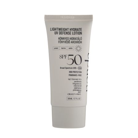 Lotiune hidratanta lejera cu SPF 50 Lightweight Hydrate UV Defense, 50 ml, Nerds