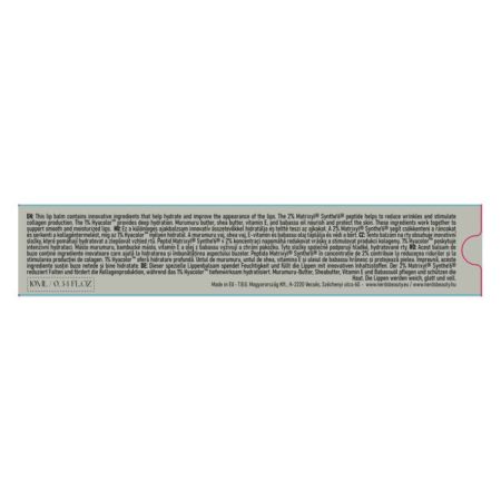 Balsam pentru buze Peptide + Hyaluronic Acid Plumping, Incolor, 10 ml, Nerds 769308