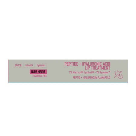 Balsam pentru buze Peptide + Hyaluronic Acid Plumping, Mauve, 10 ml, Nerds 769360
