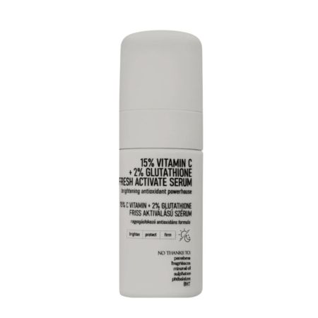 Ser Fresh Activate cu 15% Vitamina C + 2% Glutation, 30 ml, Nerds