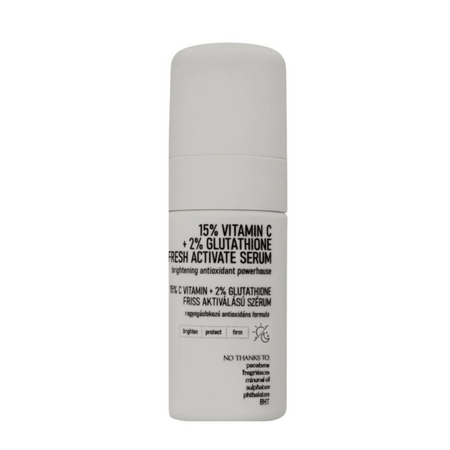 Ser Fresh Activate cu 15% Vitamina C + 2% Glutation, 30 ml, Nerds