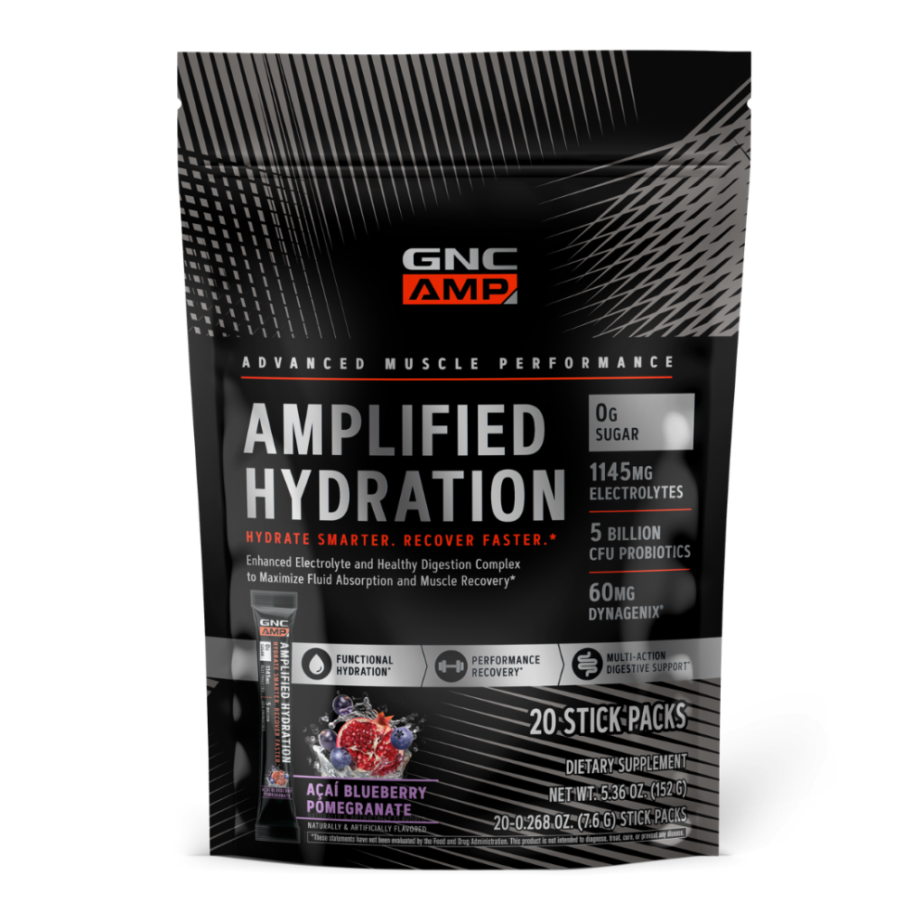 Electroliti AMP, Acai, Afine si Rodie, 20 de plicuri, 152 g