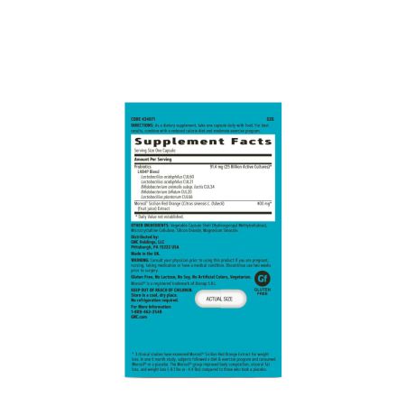 Weight Loss Probiotic LAB4 Total Lean, 30 capsule, GNC 769415