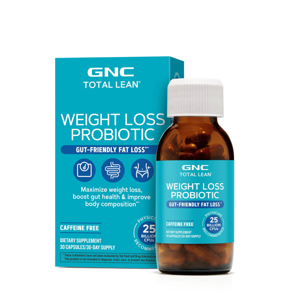 Weight Loss Probiotic LAB4 Total Lean, 30 capsule, GNC