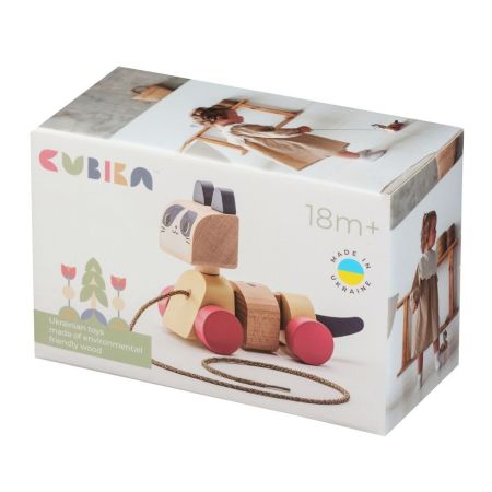 Jucarie din lemn, Prietena mea Pisicuta, 18 luni+, Cubika