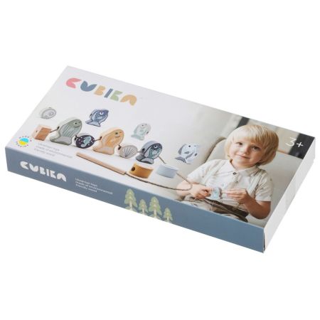 Joc de Indemanare din lemn, Pestisori, 36 luni+, Cubika